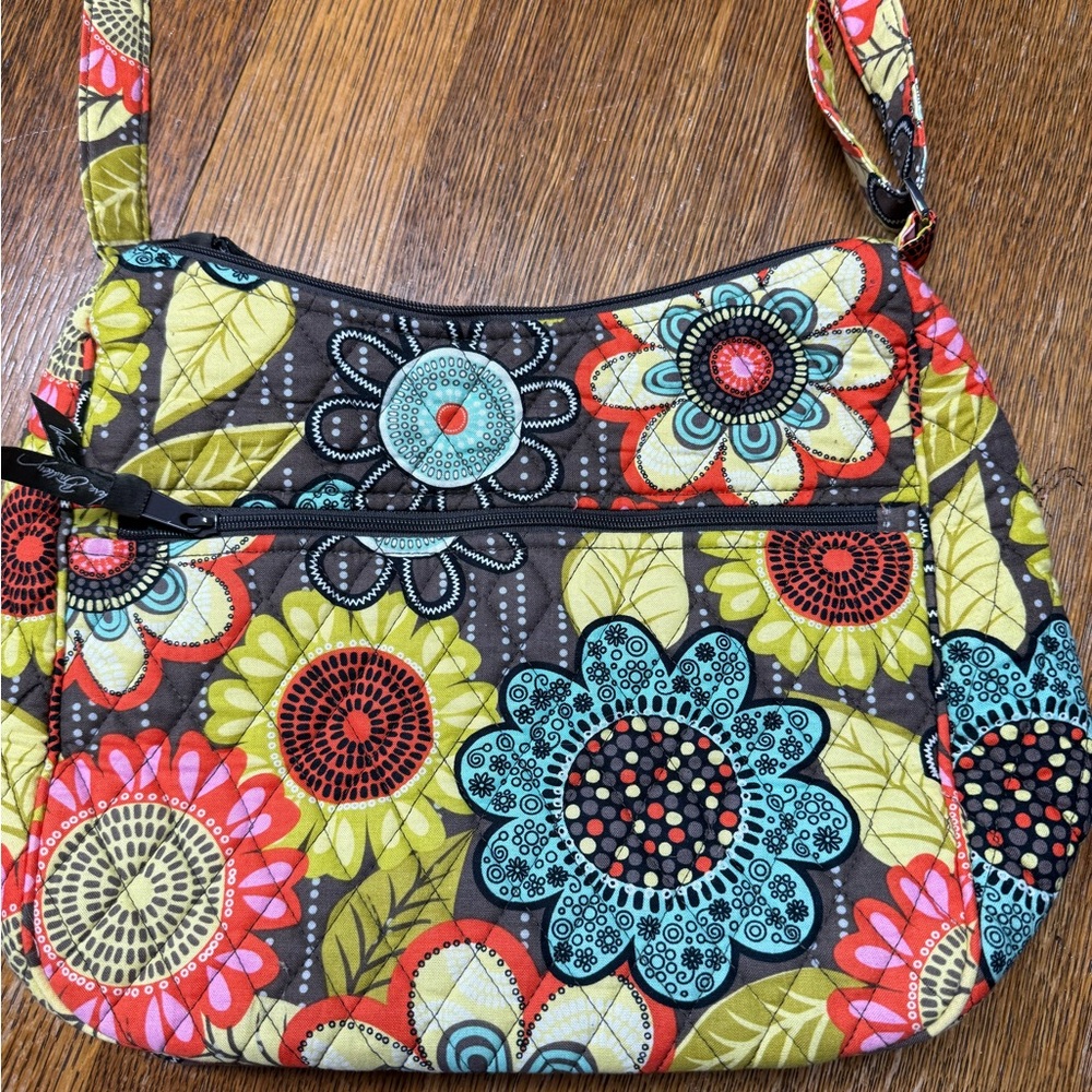 Vera Bradley flower shower crossbody bag